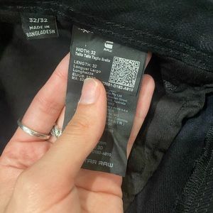 G-star Raw black jeans 32/32